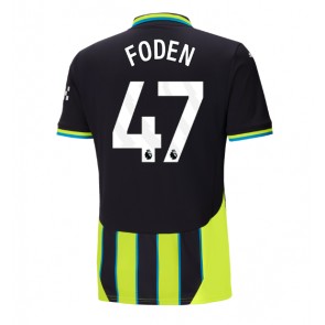 Manchester City Phil Foden #47 Venkovní Dres 2024-25 Krátký Rukáv